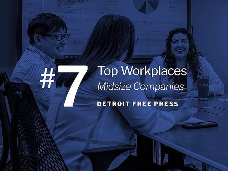 Ghafari Celebrates 11th Year as a Detroit Free Press “Top Workplace”